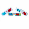Promotional Customized Red Blue Paperboard 3D Glasses
